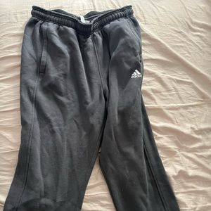Adidas sweatpants black athletic large